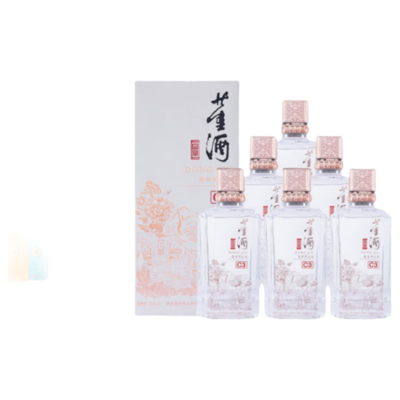 董酒 C3窖藏系列 兼香型白酒 50度 500mL 6瓶 ¥579