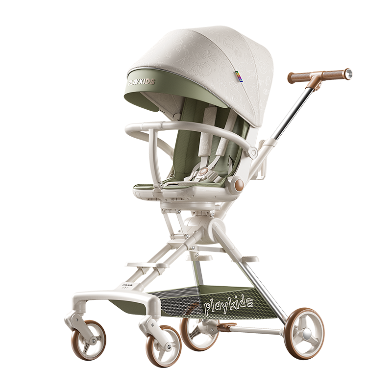 PLAYKIDS 普洛可 婴幼儿推车 A8 可坐可躺双向推行便携可折叠 579元（需领券）