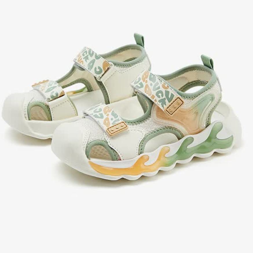 B.Duck小黄鸭 儿童防滑软底舒适沙滩鞋 米色 54元(需领券)