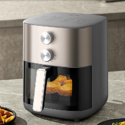 PLUS会员：Midea 美的 空气炸锅炎烤 可视免翻面 6.5L 煎烤烘炸一体机 KZE6559 214.13元包邮