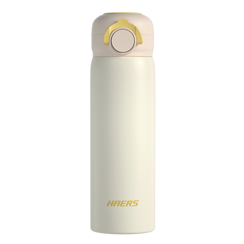 哈尔斯（HAERS）保温杯女生高颜值水杯316不锈钢 贴纸+杯刷+刻字 450ml 27元（需领券，需首购） 包邮
