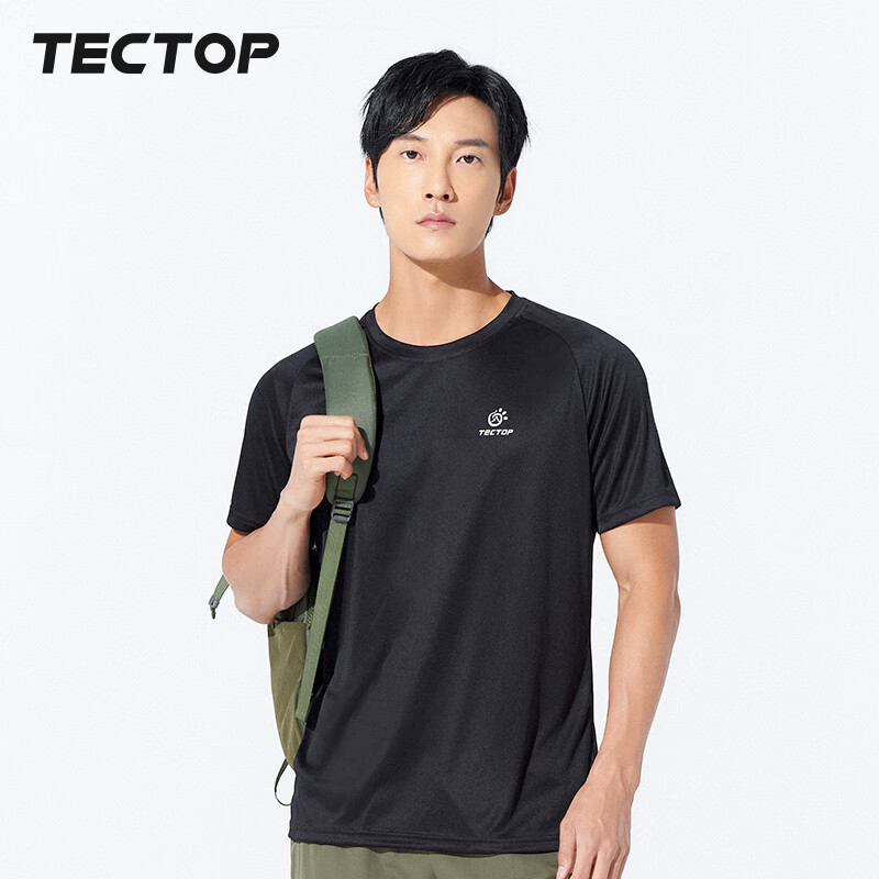 TECTOP 探拓 男女款户外速干短袖T恤 *2件 ￥46.84