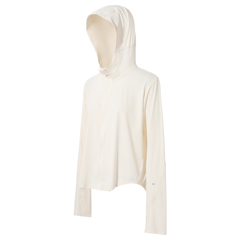 ubras 羽柔凉感拉链廓形女士防晒衣 防紫外线 廓形款-馥芮白色  79元包邮（需领券）