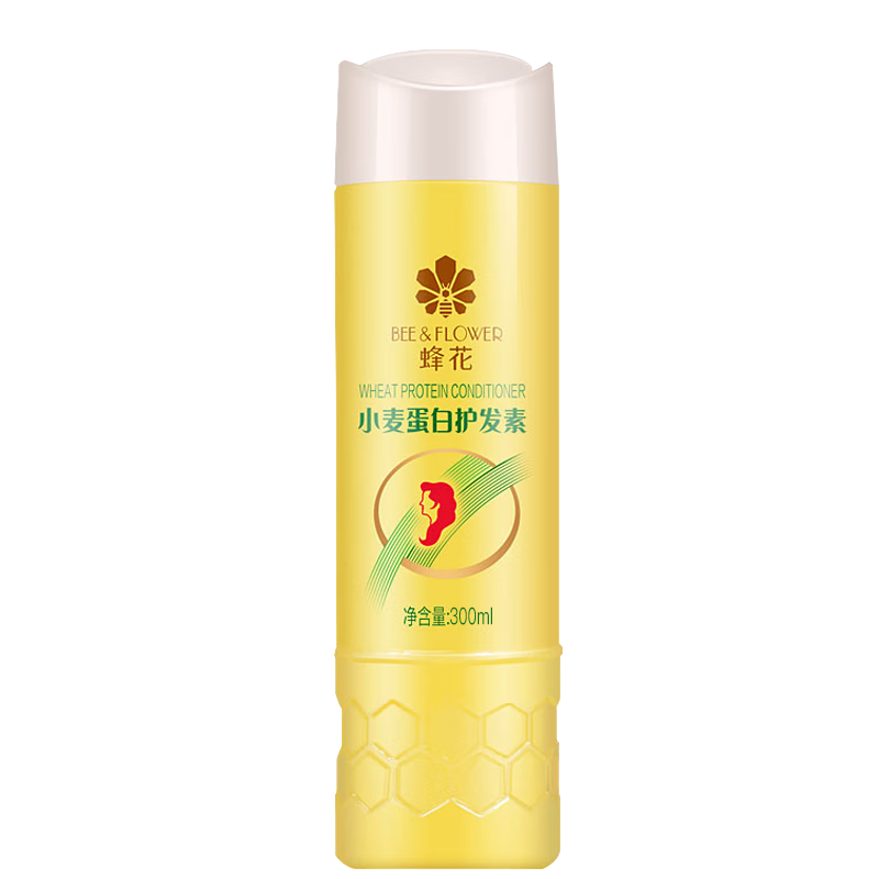 蜂花 护发素蚕丝蛋白保湿补水男女士柔顺润发 小麦蛋白450ml 5.41元（需plus会员/首购/领券）