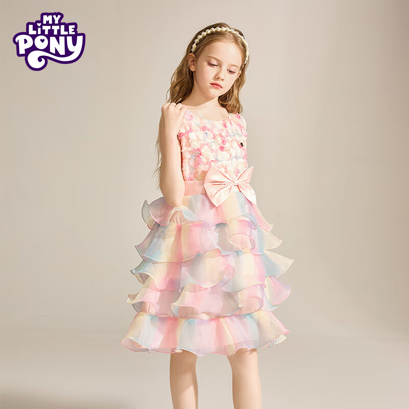 My Little Pony 小马宝莉 女童公主裙 粉色 99.3元