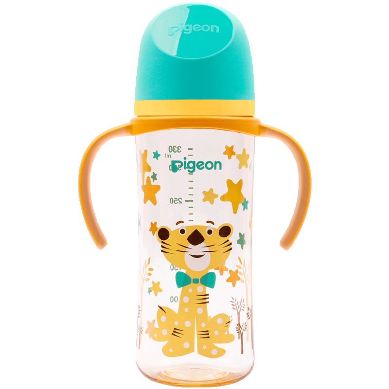贝亲奶瓶 ppsu奶瓶 防胀气奶瓶 婴儿奶瓶宽口径双手柄大容量 绅士豹 330ml 6-9月 自带L奶嘴 90.85元(需领券)