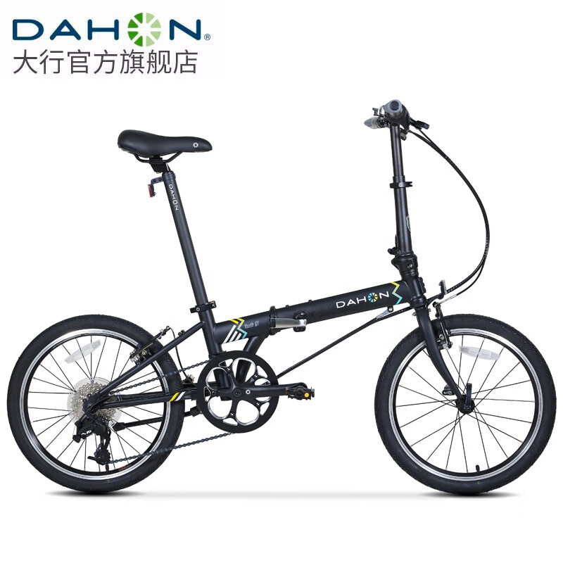 京东PLUS：DAHON 大行 青春版P8 折叠自行车 20寸8速 KAC081 消光黑 1934.16元（需凑单）
