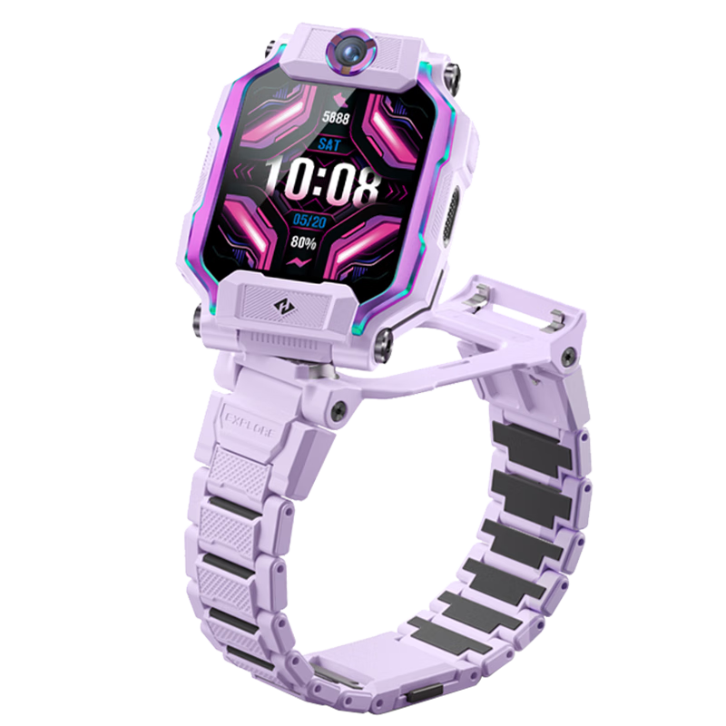 小天才儿童电话手表Z9 体温监测智能手表 男女孩学生儿童4G视频拍照双摄定位豆蔻紫男女表 1571.65元(需领券)