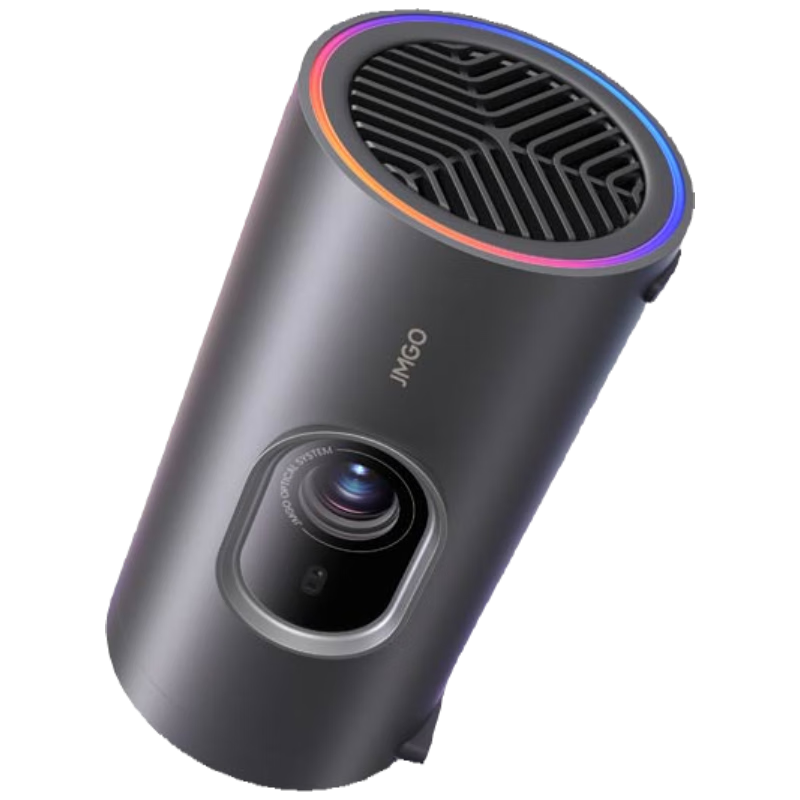 plus会员：坚果投影（JMGO）P5X投影仪便携家庭影院 DLP家用投影机1080P 一体式隐藏云台投影  1375.1元包邮