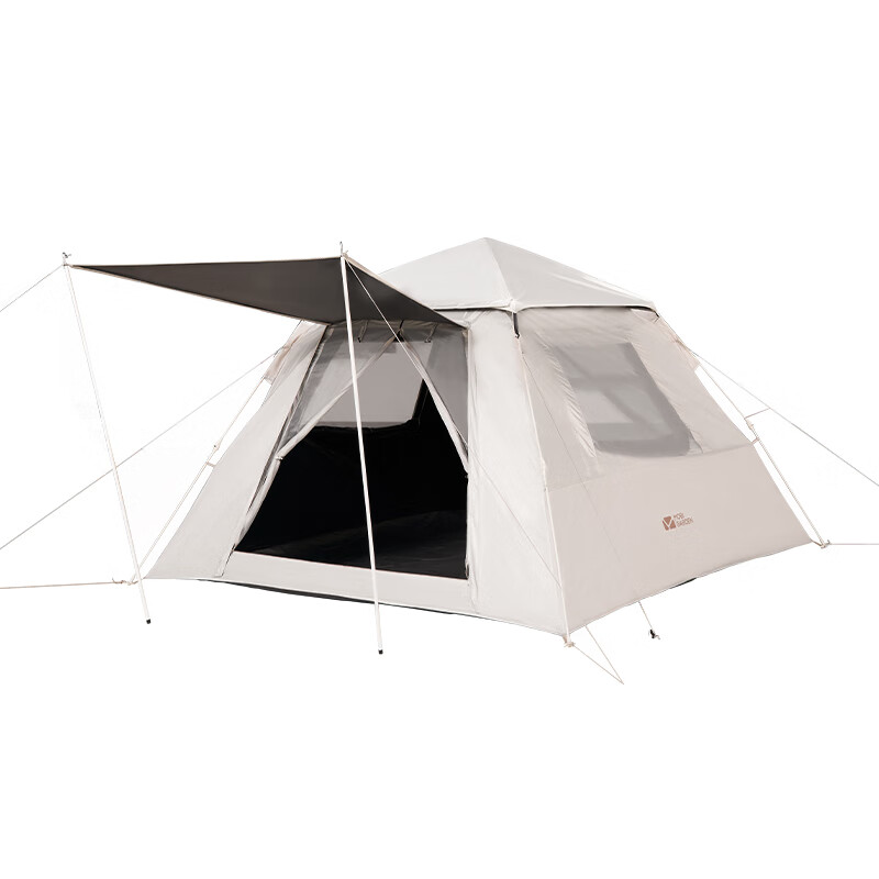 牧高笛 零动黑胶版155 户外帐篷 米白 251.86元