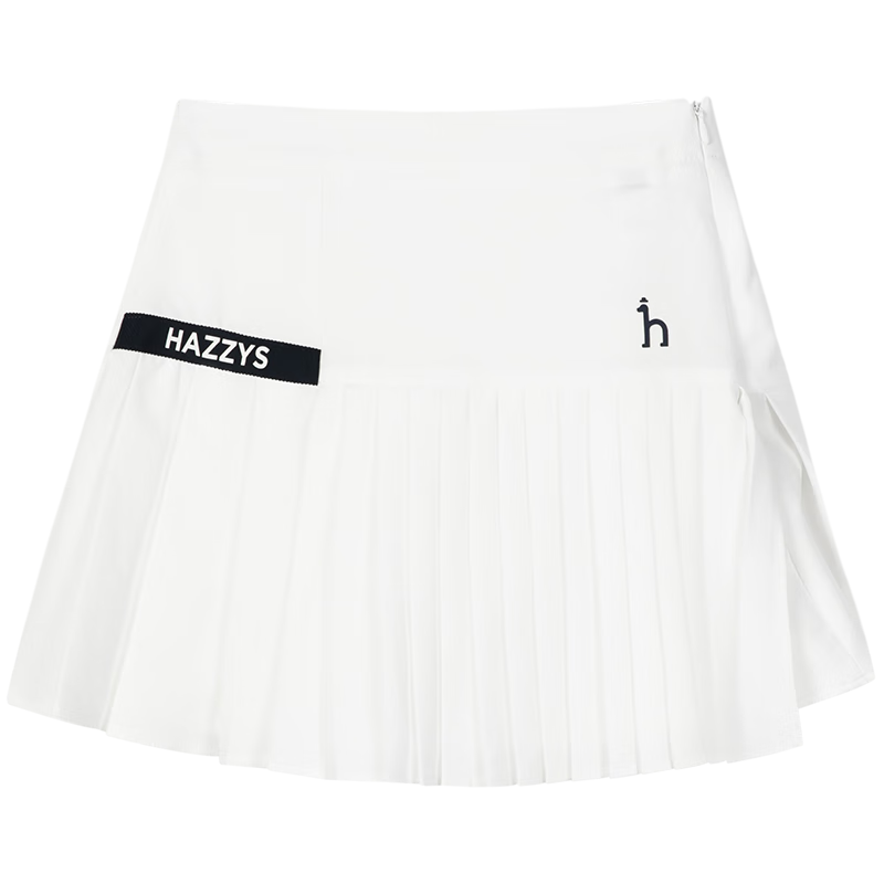 哈吉斯（HAZZYS）童装女童儿童短裤春新款速干凉爽透气弹力青春活力裙裤 本白 130 189元（需领券）