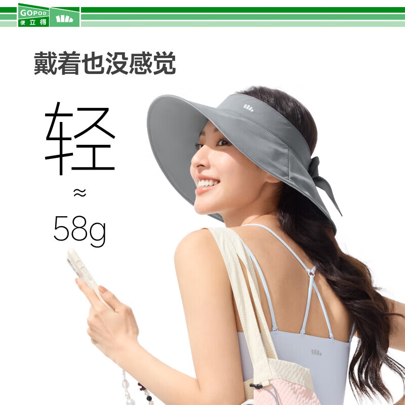 蕉下 女士空顶防晒帽（5色可选） 65.1元