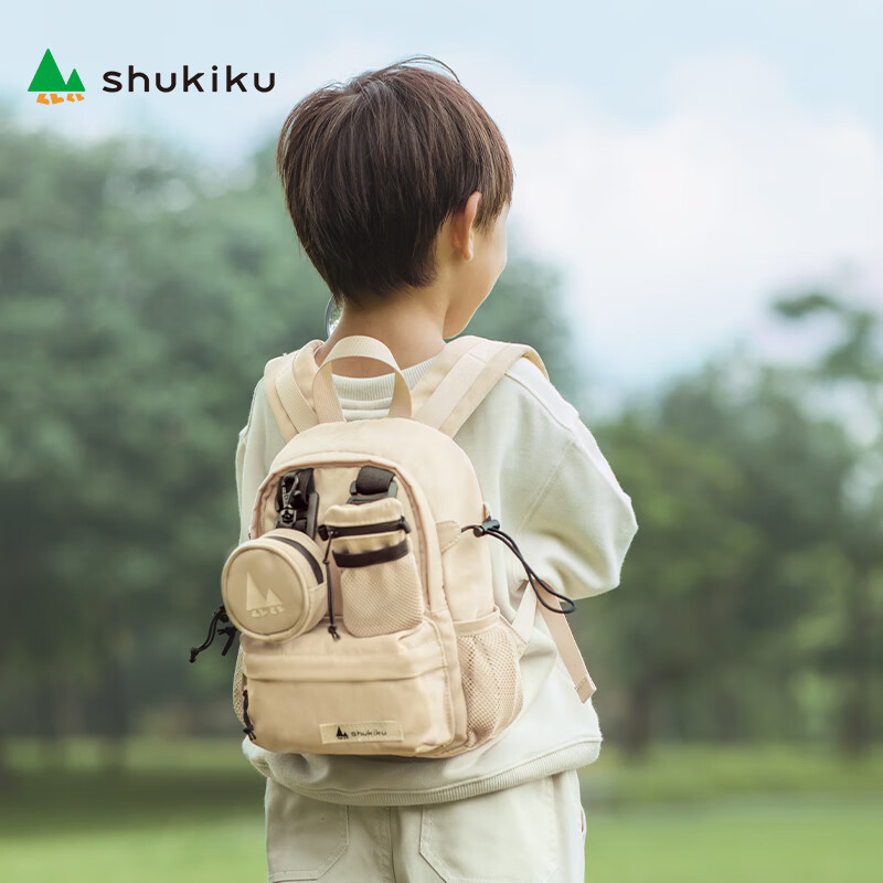 SHUKIKU 书包 S 趣味组合卡其色 券后99元