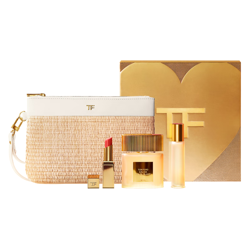 再降价：TOM FORD 唇香礼盒 TF细金管口红04+璀璨流光淡香水30ML 832.3元（需领券）