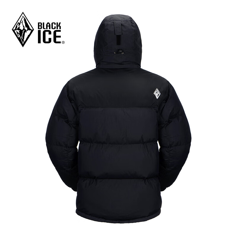 BLACKICE 8536 鹅绒700蓬 拼色羽绒服 黑黑 M 券后807.22元