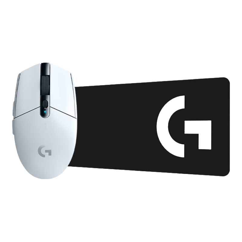 限地区，plus:罗技 G304 LIGHTSPEED无线鼠标游戏电竞吃鸡宏编程轻巧便携逻辑 G304白+大G桌垫 145.44元（需领券）
