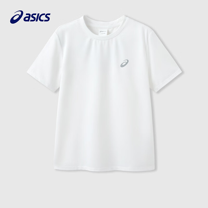 ASICS 亚瑟士 断码清仓!儿童吸湿速干短袖T恤 大可穿175! 券后49.1元