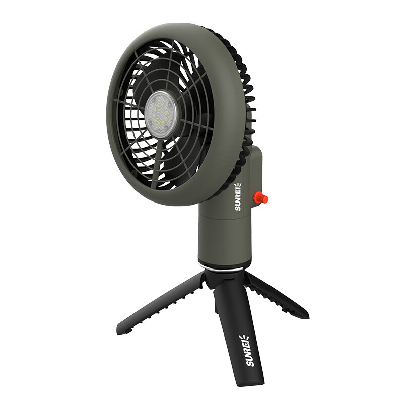 山力士 SUNREE 户外露营摇头定时风扇灯野炊便携式大容量充电帐篷野营营地照明灯 111.4元