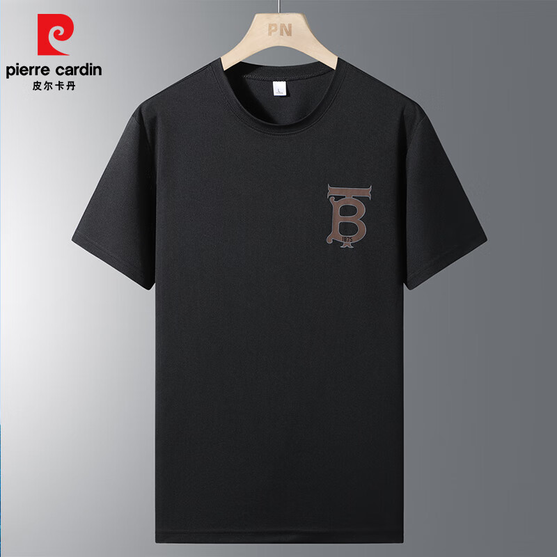 pierre cardin 皮尔·卡丹 特价清仓!男士圆领速干短袖T恤 29.8元(合14.9元/件)