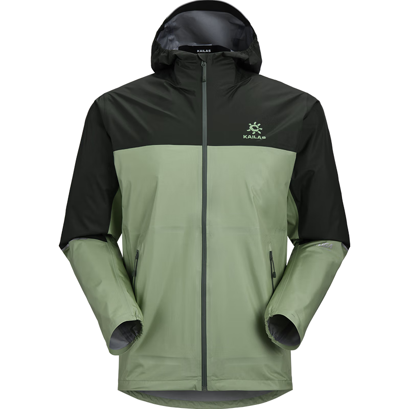 KAILAS FUGA凯乐石傲云轻量跑山冲锋衣男女款防风防雨透汽户外越野单冲外套 青瓷绿/香桃木KG2511107 S 1224元（需领券）