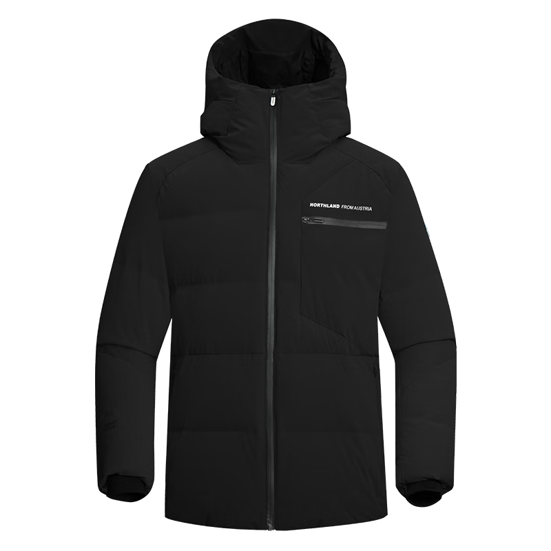 NORTHLAND诺诗兰 秋冬新款鹅绒羽绒服防油污男女保暖可升温连帽面包服 388.1元(需领券)