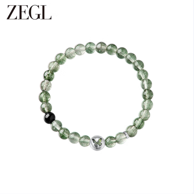 ZENGLIU 绿幽灵水晶手串6mm 水晶手链6m系列二选一！ 47.42元