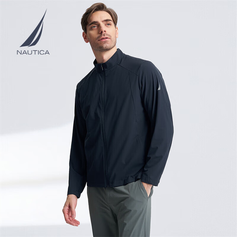 NAUTICA 男装春夏新款凉感亲肤带弹薄外套夹克 券后251.4元