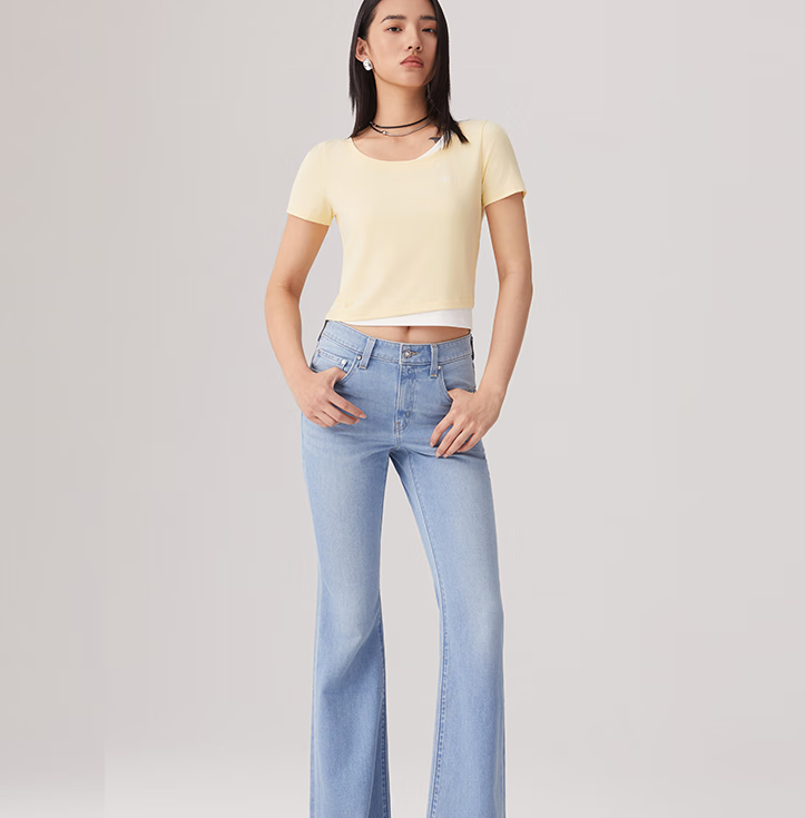 商城同款！Levi's 李维斯 25春夏新款 女士726高腰喇叭牛仔裤A3410 ￥141.86