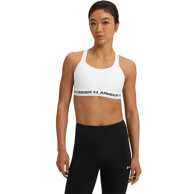 安德玛 HeatGear女子高强度训练运动内衣1387231 白色100 75B 34B 262元