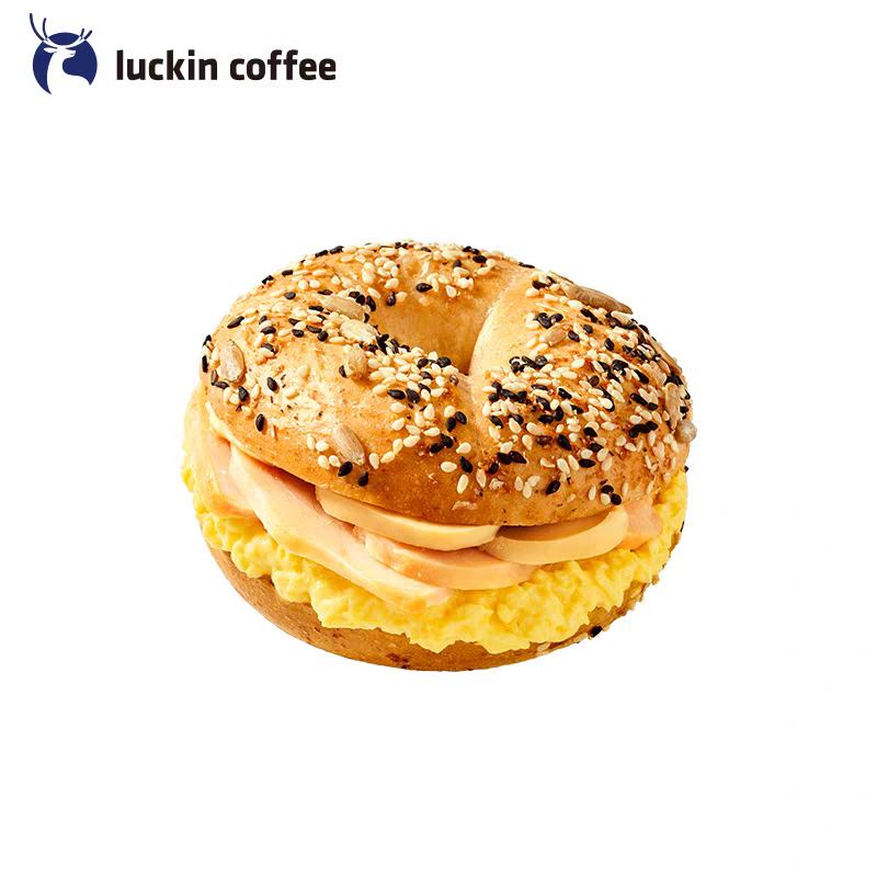 瑞幸咖啡 烟熏鸡肉贝果三明治(下单前请与门店确认有无库存) 15天有效 每人限购1单 限自提 4.9元（需领券）