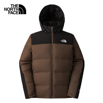 TheNorthFace北面羽绒服男户外保暖防泼水鹅绒4U82烟熏棕/5EXL