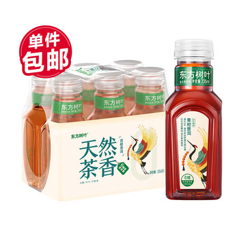 农夫山泉 东方树叶 茶饮料 335ml 青柑普洱 6瓶