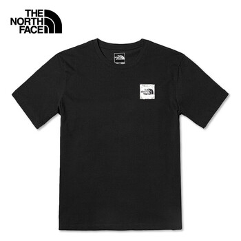 北面(The North Face)北面短袖男户外休闲舒适透气圆领半袖春夏棉t恤 8AUU JK3 L