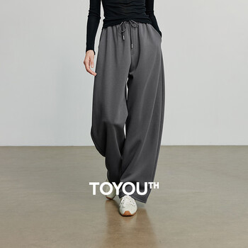 TOYOUTH 初语 女士简约棉感运动风休闲裤 8537015