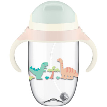 乐扣乐扣(LOCK&LOCK)滑盖儿童吸管水杯带手柄宝宝学饮杯幼儿园上学水壶350ML蓝色