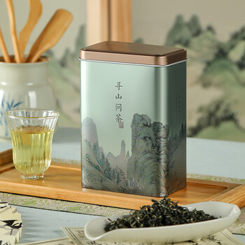 去寻绿茶碧螺春茶叶春茶花果香浓香型罐装30g新茶