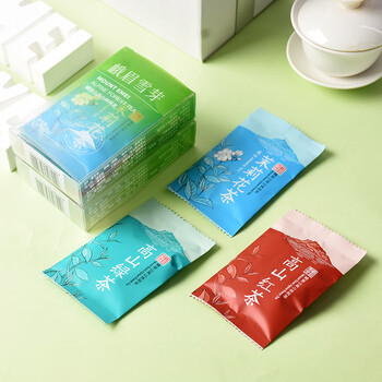 首购：峨眉雪芽 红茶+绿茶+茉莉花茶12g、3袋