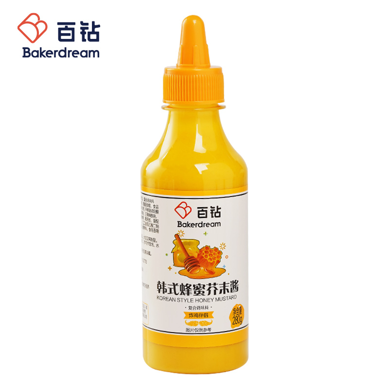 百钻韩式蜂蜜芥末酱280g 炸鸡薯条汉堡 8.9元