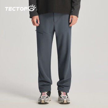 探拓软壳裤男保暖加绒长裤休闲裤登山裤