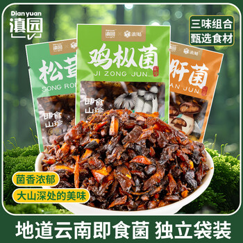 滇园 云南特产即食菌菇500g