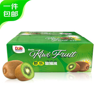 再降价,plus:都乐 Dole 陕西徐香绿心猕猴桃 3斤 单果60g+ 需催熟 源头直发 包邮