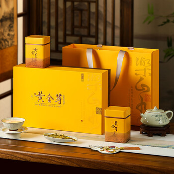 去寻绿茶 安吉黄金芽 明前特级 250g 2025新茶 春茶 礼盒