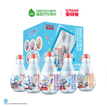 首购:屈臣氏 儿童蒸馏水200mL*4瓶 含徽章礼盒装