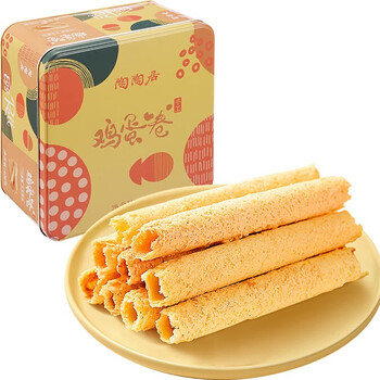 PLUS：陶陶居 手工鸡蛋卷400g