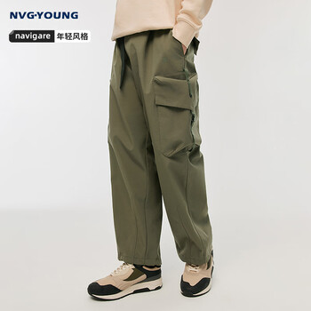 NVG·YOUNG 意大利小帆船 男士伞兵裤 潮流工装裤