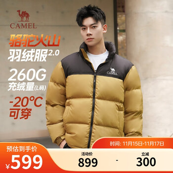 17日20点:骆驼 火山羽绒服2.0 王俊凯同款