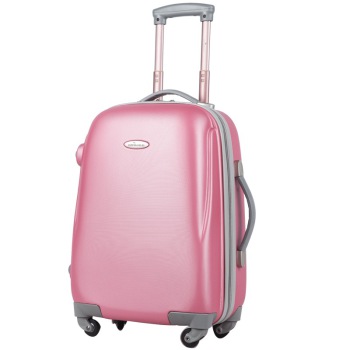 泊客行者blomberg糖果色拉杆箱24寸ABS材质6454银粉红